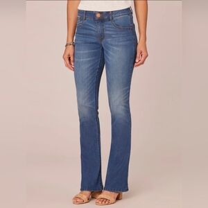 Democracy "Ab"Solution Artisinal Blue Itty Bitty Boot Cut Jeans 12P EUC